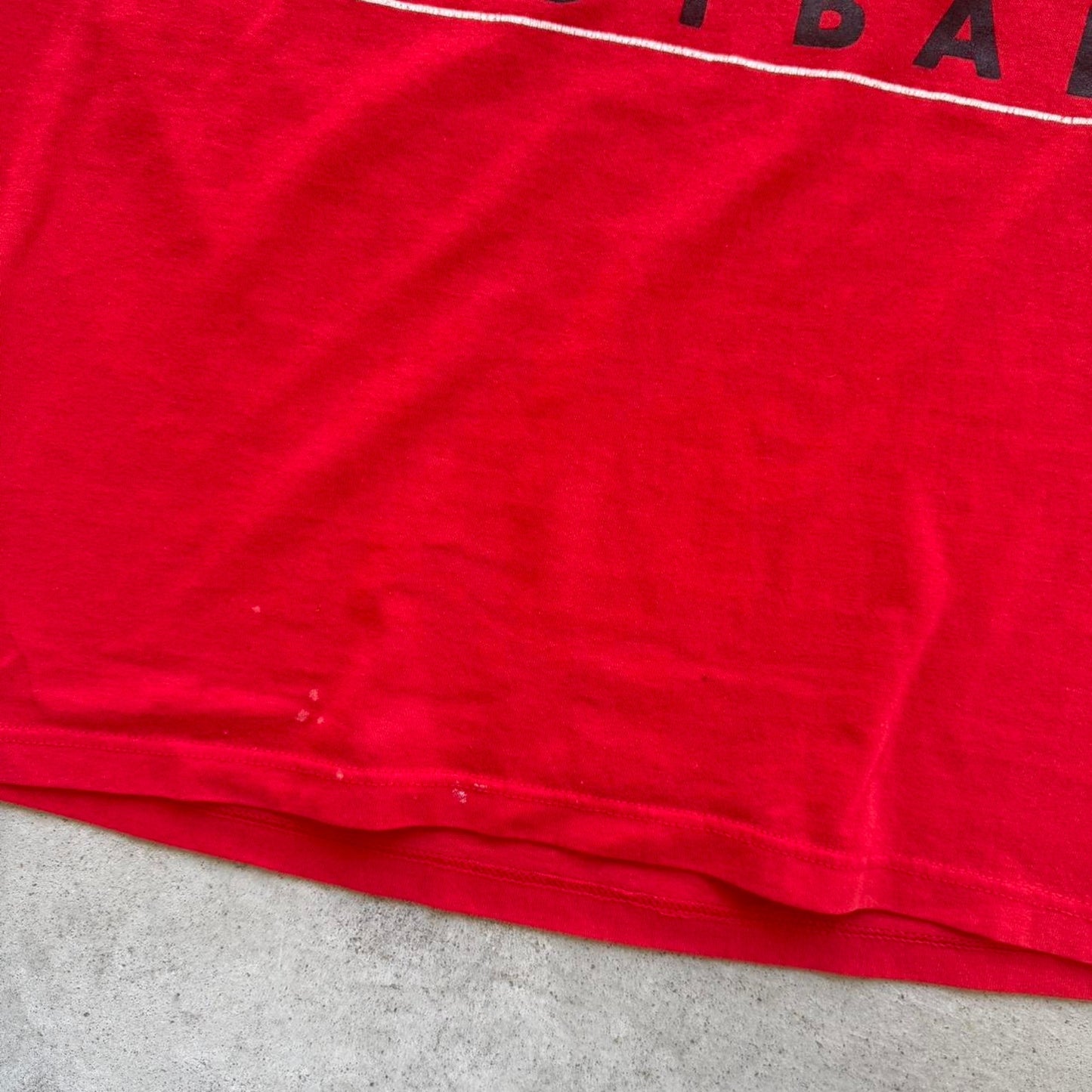 Vintage 90s Nebraska Huskers Football Player T-Shirt - Large
