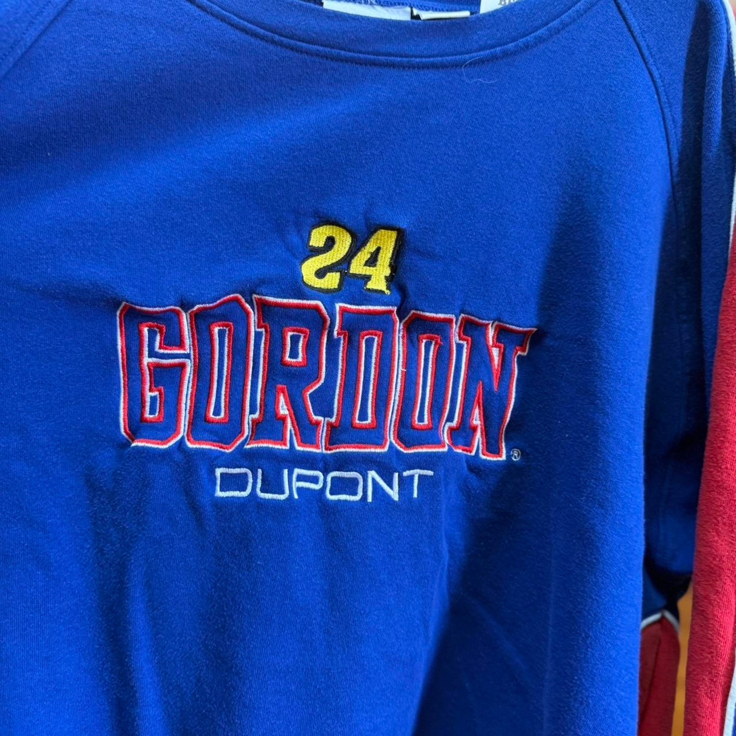 Vintage 90s NASCAR Jeff Gordon Racing Race Car Crewneck