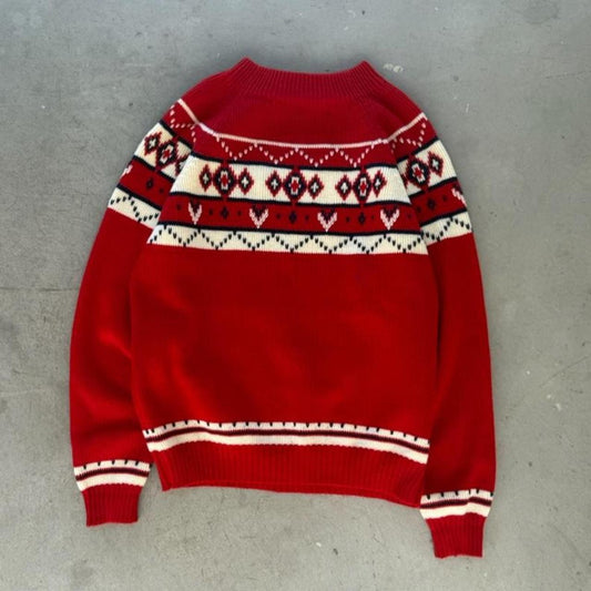 Vintage 70s JCPenny Knit Sweater - X-Large
