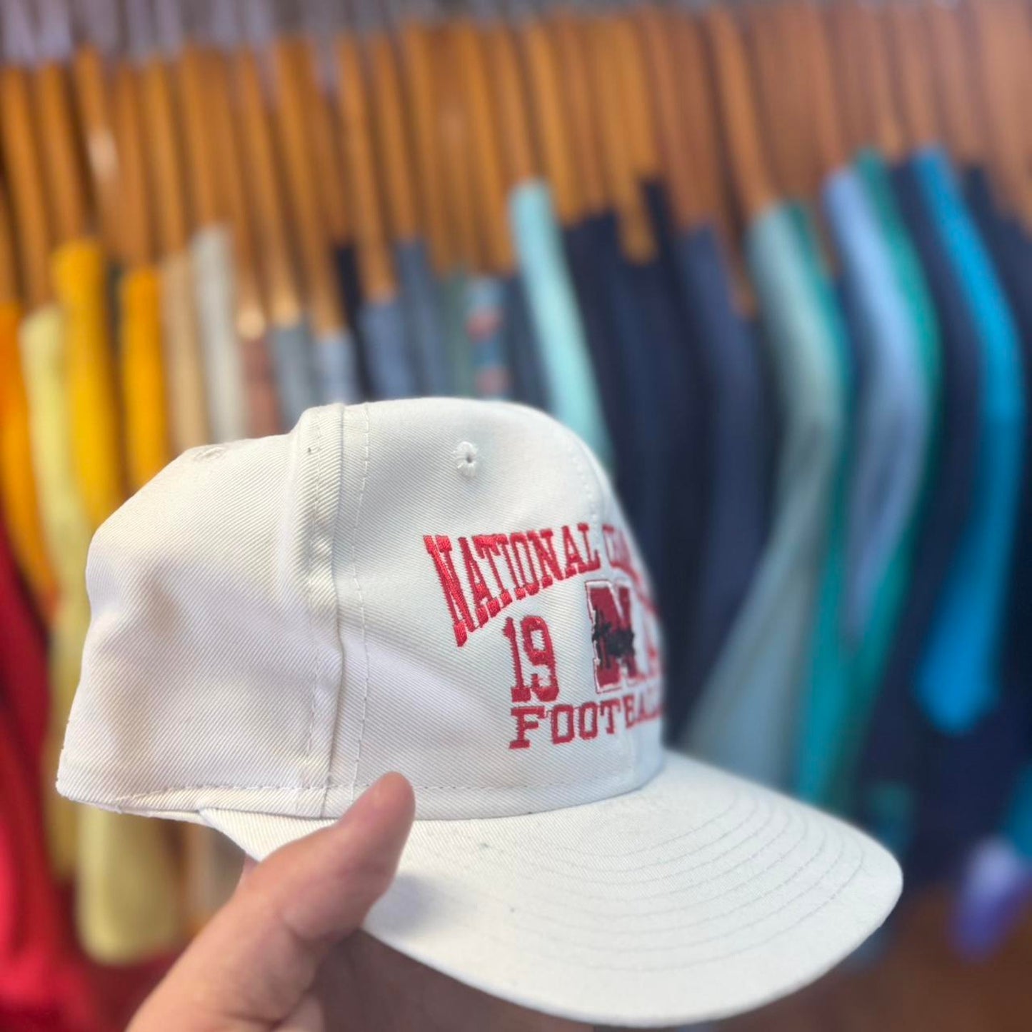 Vintage 1994 Nebraska Huskers National Champs Football Snapback