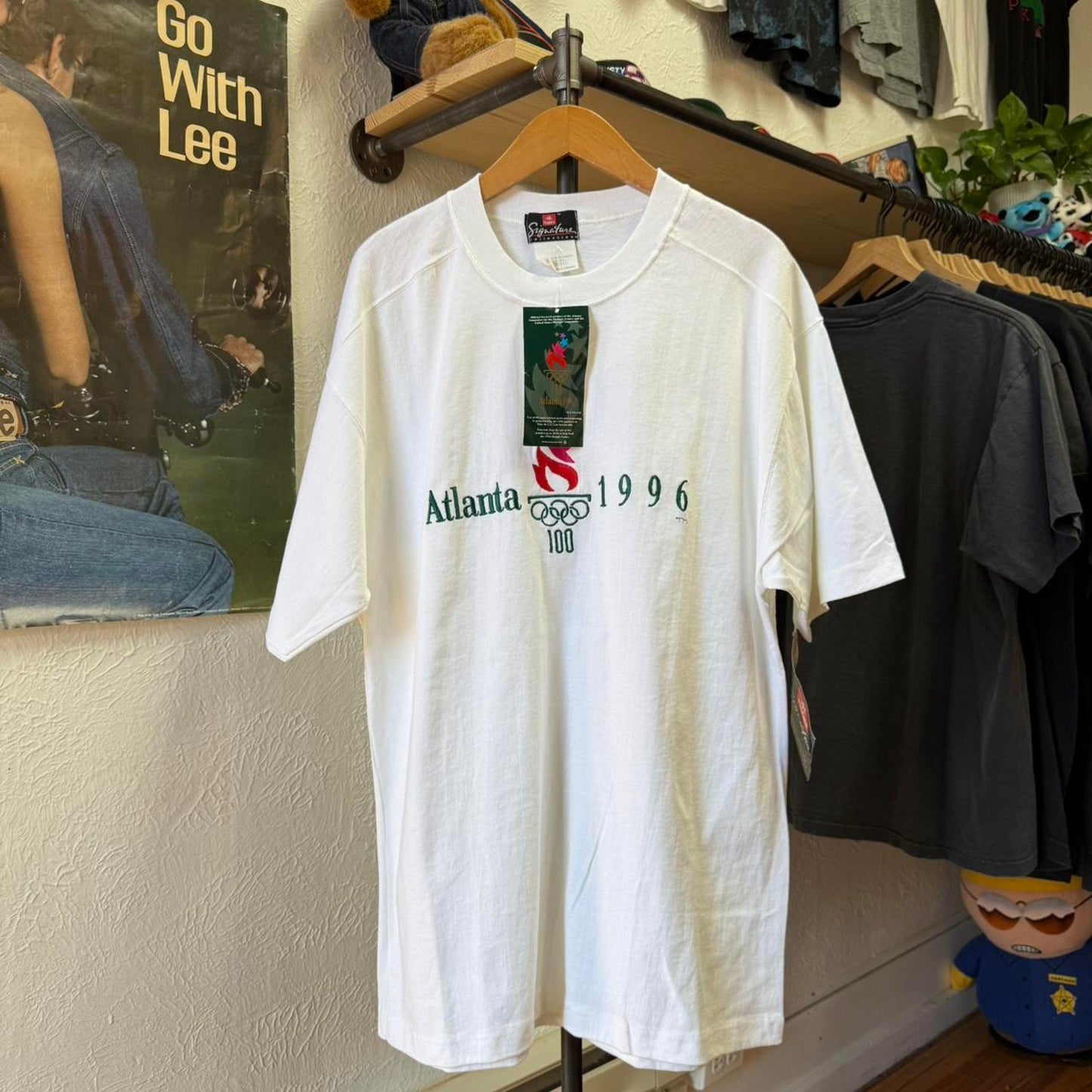 Vintage 1996 Atlanta Olympics Torch DS T-Shirt - X-Large