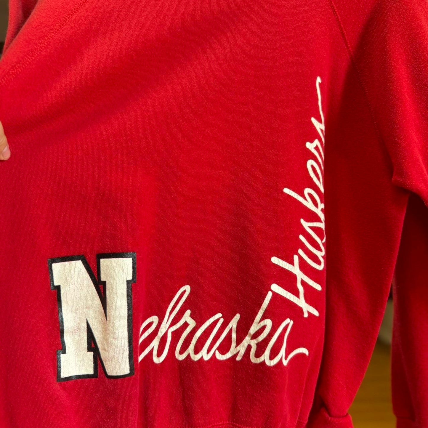 Vintage 90s Nebraska Huskers Football Crewneck