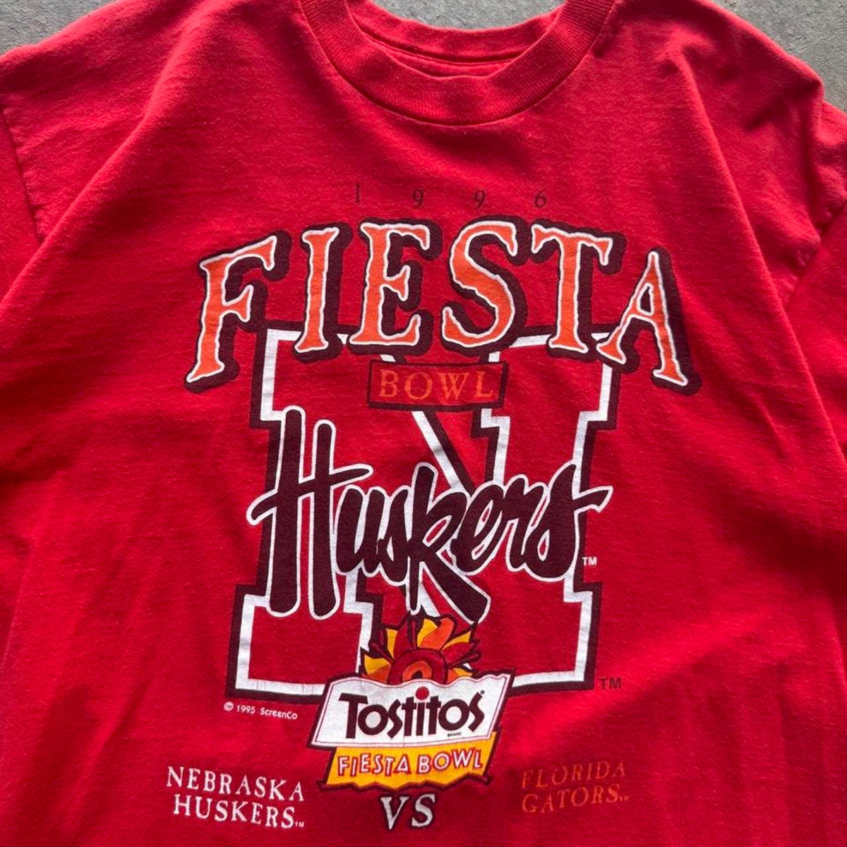 Vintage 1996 Nebraska Huskers Fiesta Bowl T-Shirt - X-Large