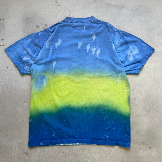 Vintage 90s Dr Seuss Red Fish Tie Dye T-Shirt - X-Large