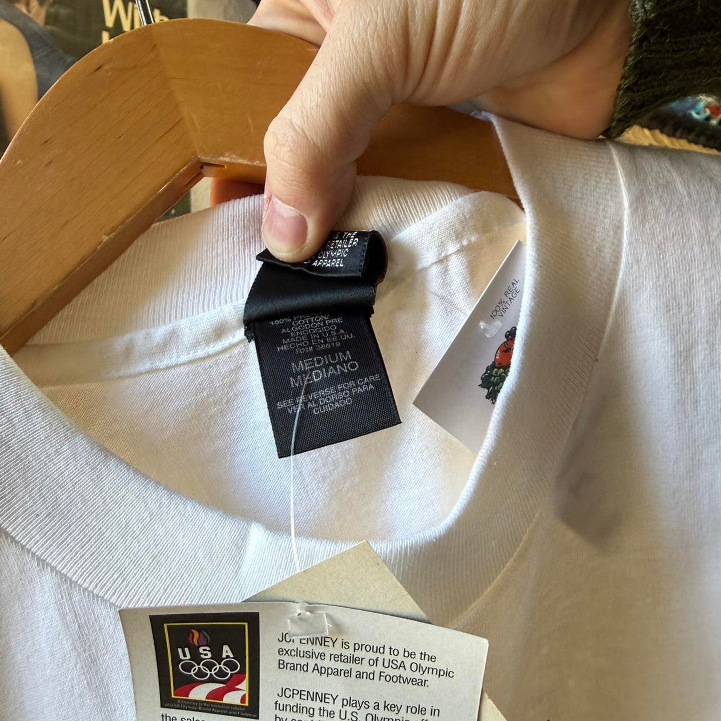 Vintage 1996 USA Olympics Atlanta USA T-Shirt - Medium