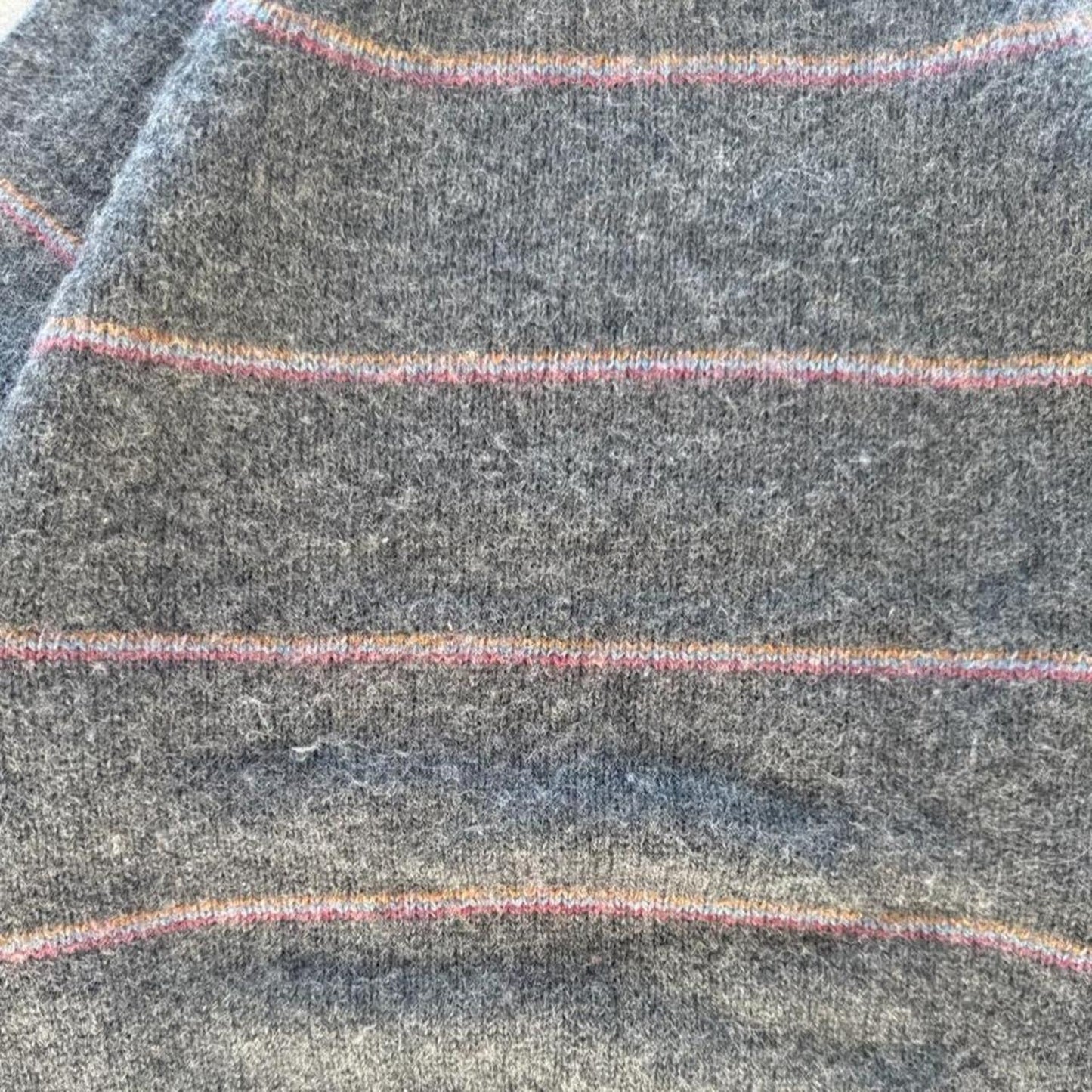 Vintage 90s Striped Sweater - Medium