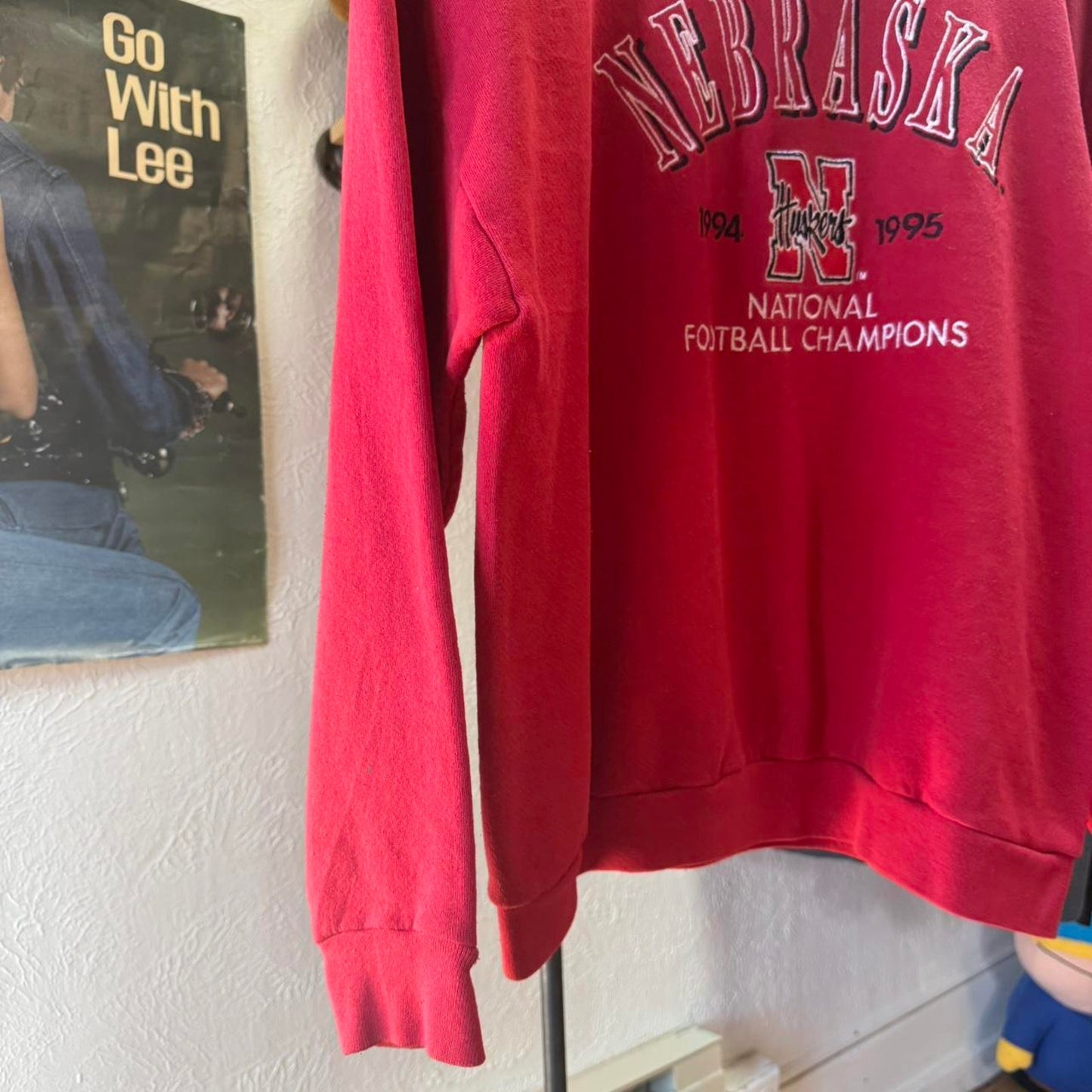 Vintage 90s Nebraska Huskers National Champs Crewneck - X-Large