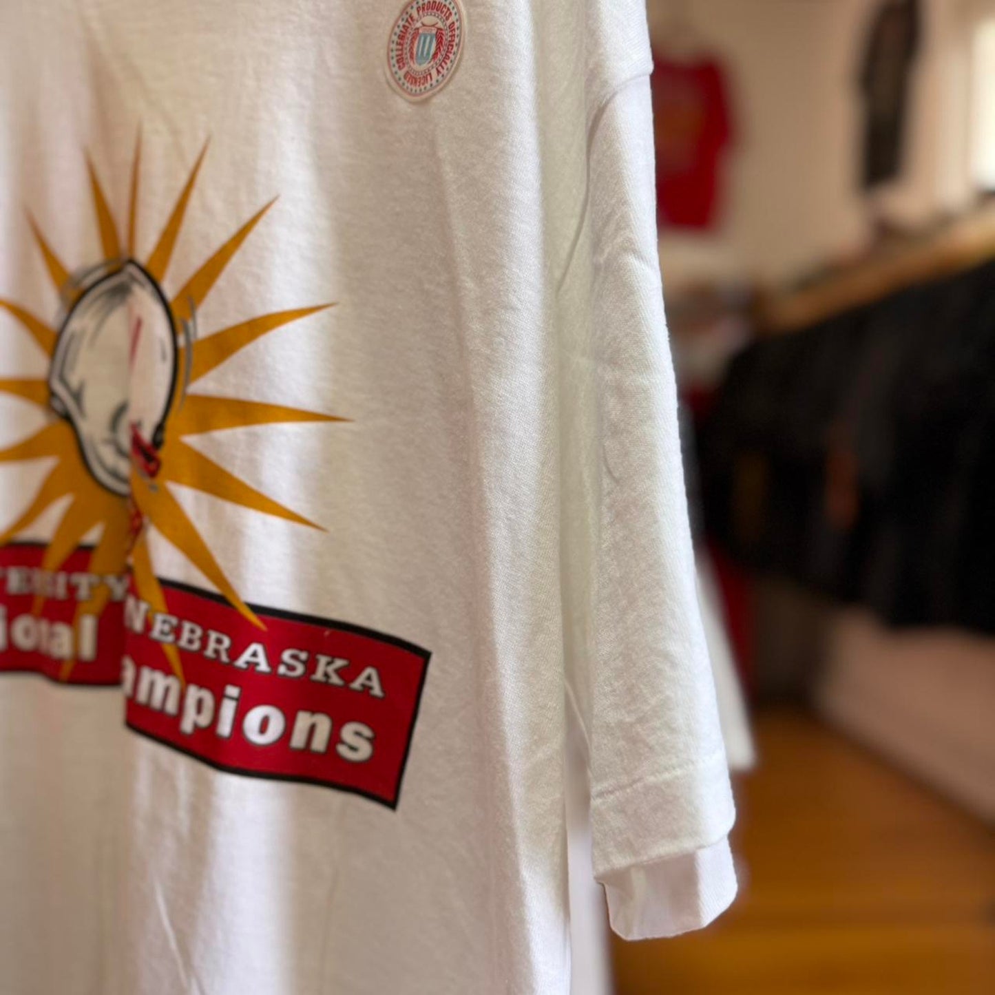Vintage 90s Nebraska Huskers National Championship Adidas T-Shirt