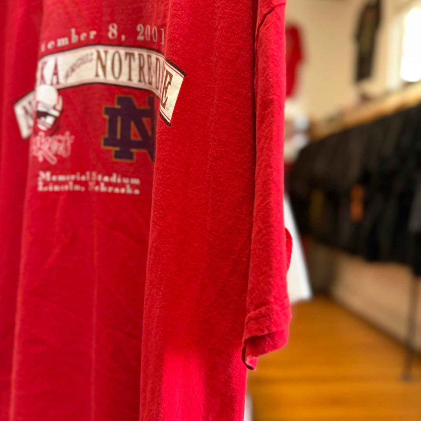 Vintage 2001 Nebraska Huskers Notre Dame T-Shirt