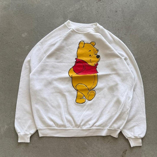 Vintage 90s Disney Winnie the Pooh Crewneck - Large