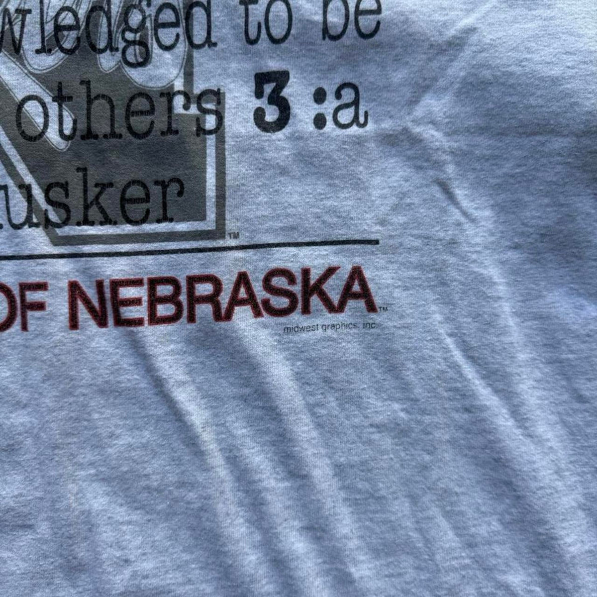 Vintage 90s Nebraska Huskers Definition T-Shirt - X-Large
