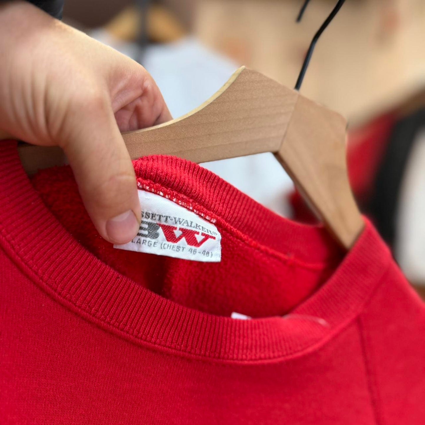 Vintage 90s Nebraska Huskers Spell Out Crewneck - Large