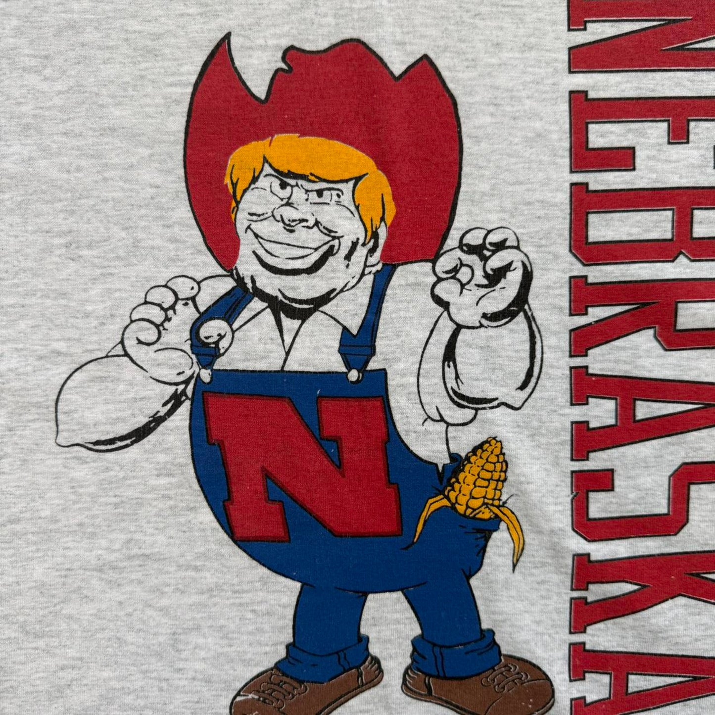 Vintage 90s Nebraska Huskers Herbie T-Shirt - X-Large