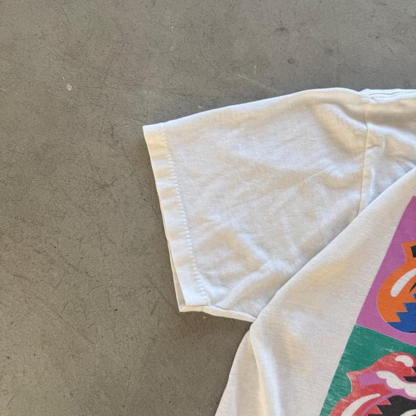 Vintage 1989 Rolling Stones Andy Warhol Art Band T-Shirt - X-Large