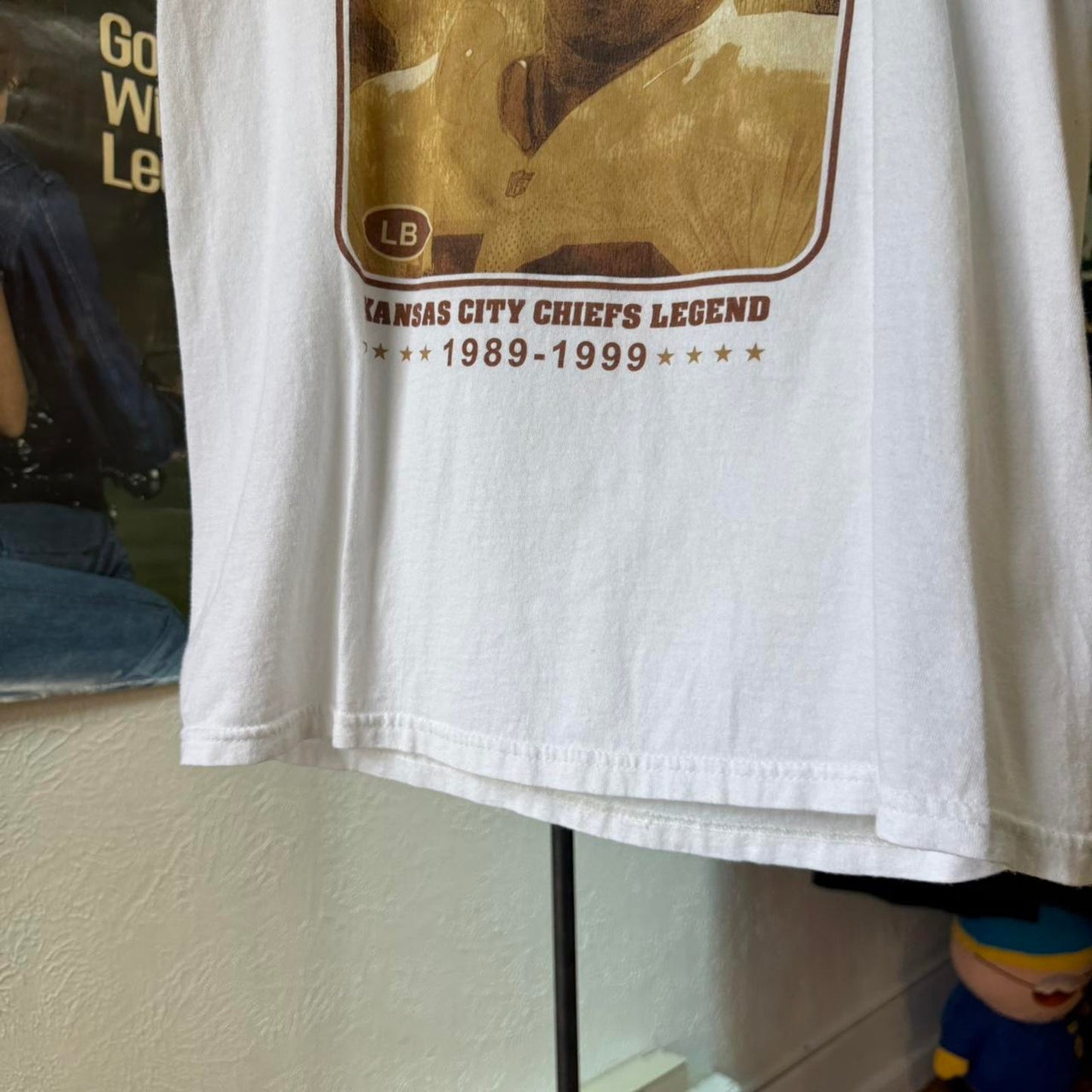 Vintage 90s Kansas City Chiefs Derrick Thomas NFL T-Shirt - Medium