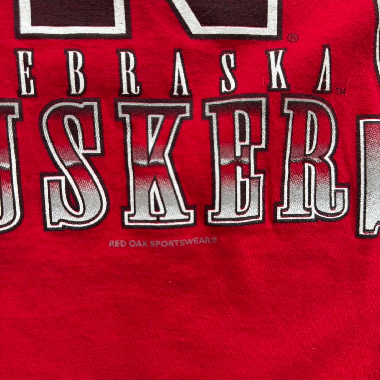 Vintage 1997 Nebraska Huskers Champions Football T-Shirt - Large