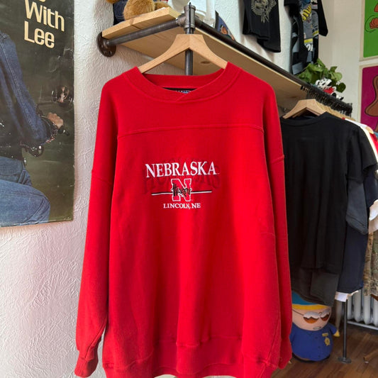 Vintage 90s Nebraska Huskers Crewneck - XX-Large