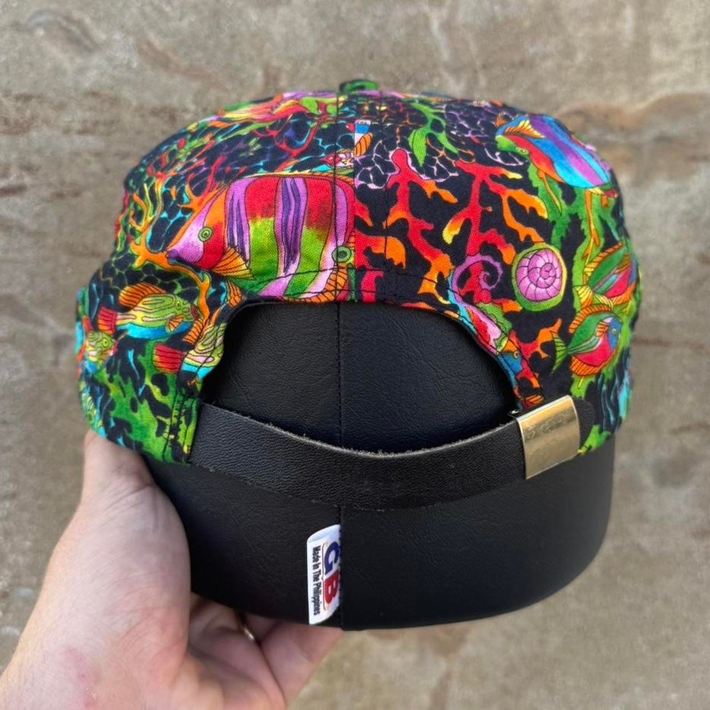 Vintage 90s Nebraska Husker Vs Miami Hurricanes FedEx Orange Bowl Underwater Ocean Snapback