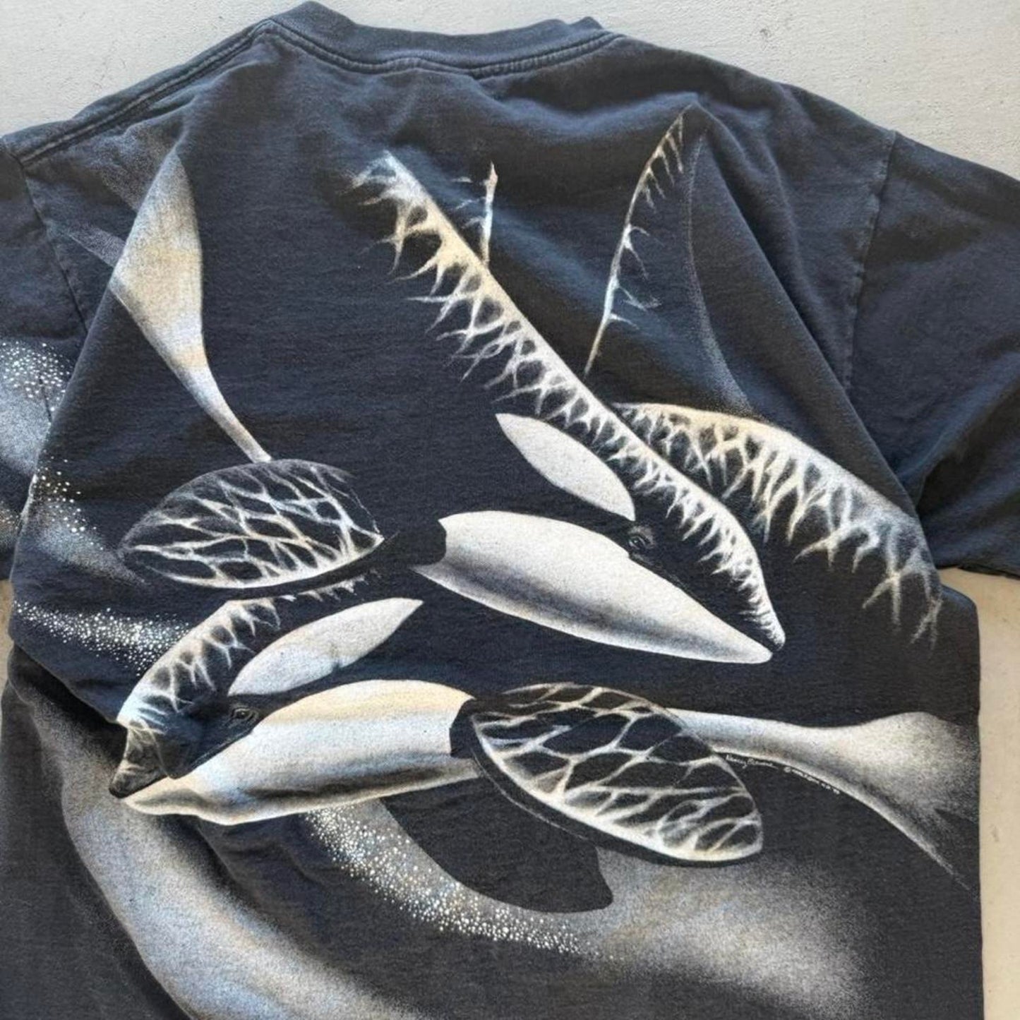 Vintage 90s Killer Whale Animal Nature T-Shirt - X-Large