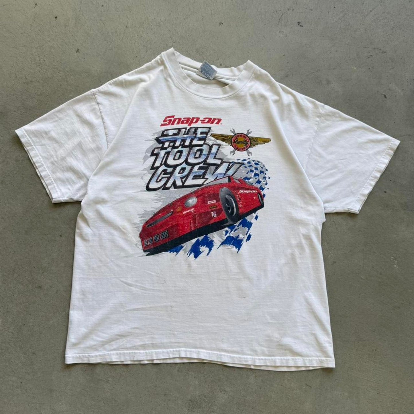Vintage 90s Snap On The Tool Crew Racing T-Shirt - X-Large