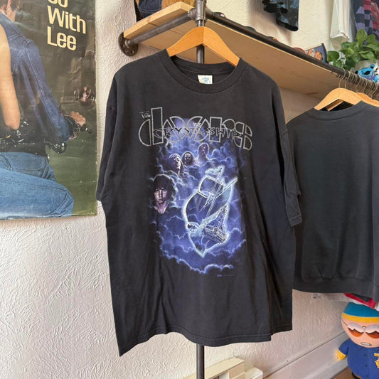 Vintage 90s Crystal Ship The Doors Band T-Shirt - X-Large
