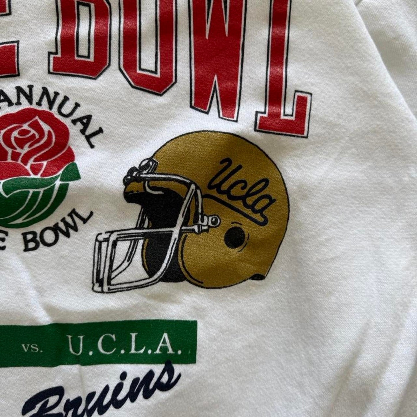 Vintage 1994 Rose Bowl Badgers vs Bruins Football Crewneck - X-Large
