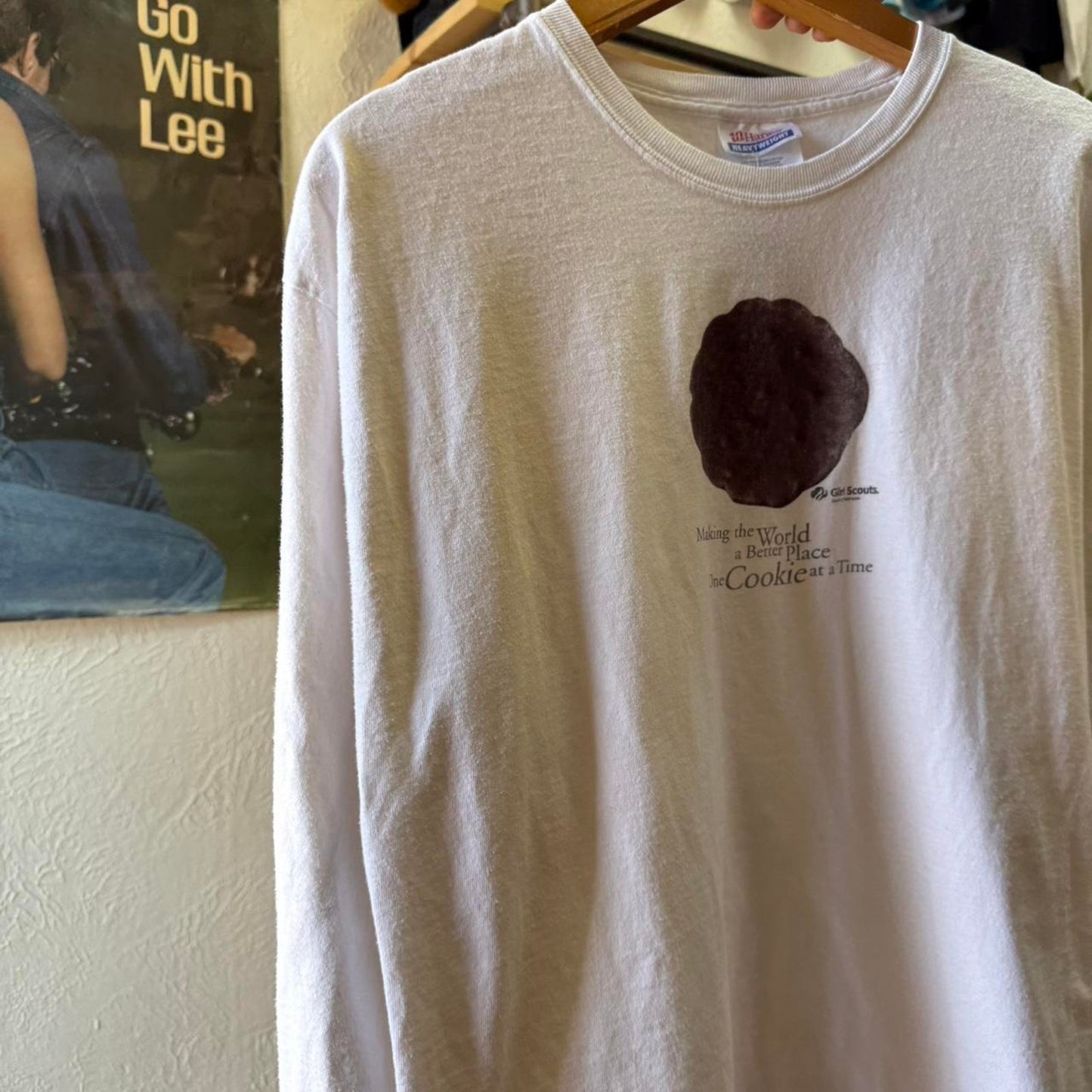 Vintage Girl Scout Cookies Snack Promo T-Shirt - Large