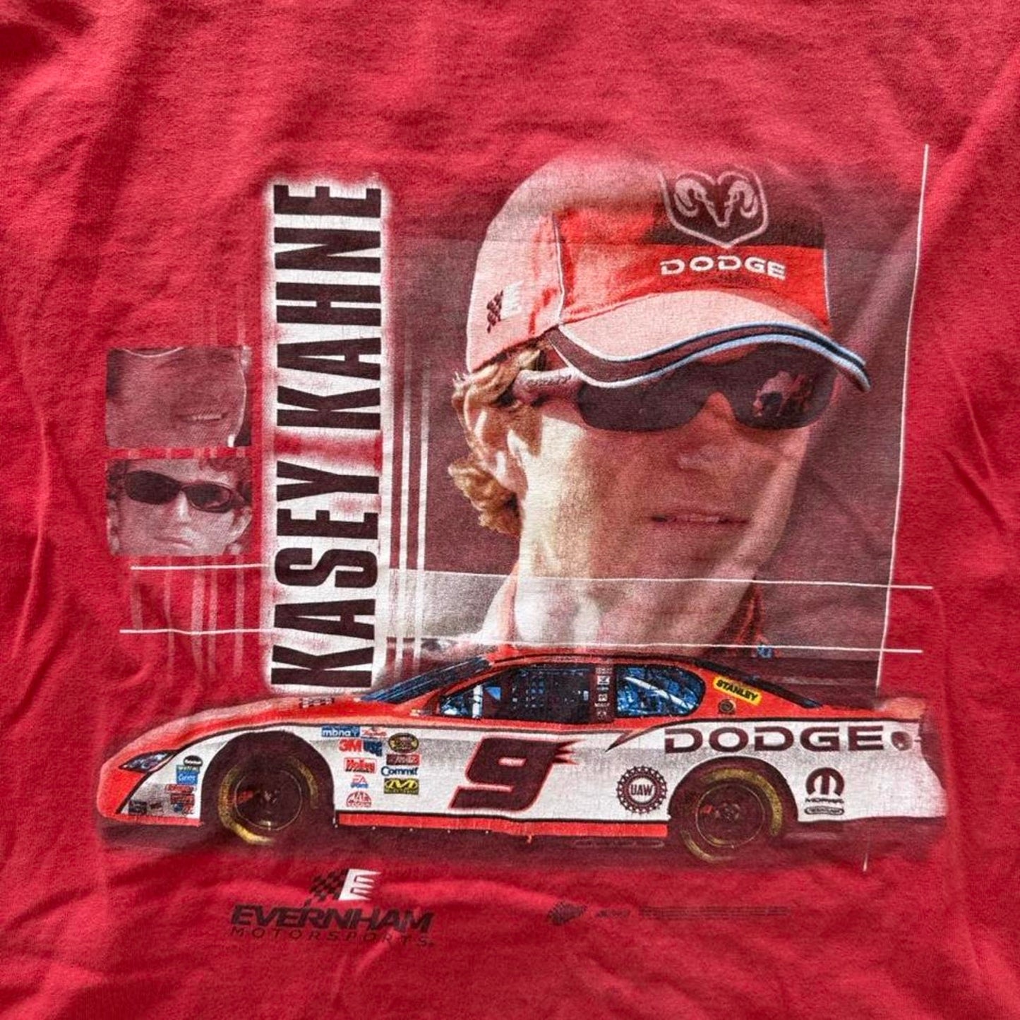 Vintage Y2K Kasey Kahne NASCAR Racing Cutoff T-Shirt - X-Large