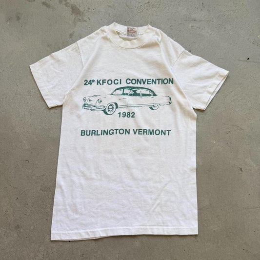 Vintage 1982 Car Convention Vermont T-Shirt - Large 14-16