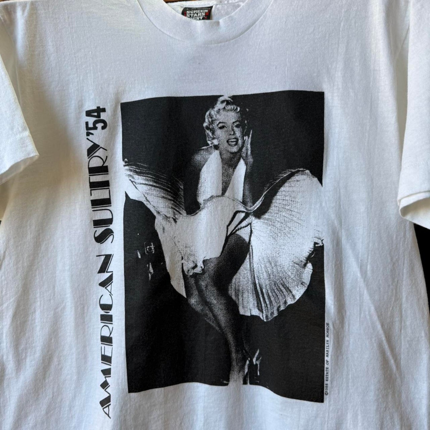 Vintage 1988 Marilyn Monroe Skirt Dress Photo T-Shirt - Large