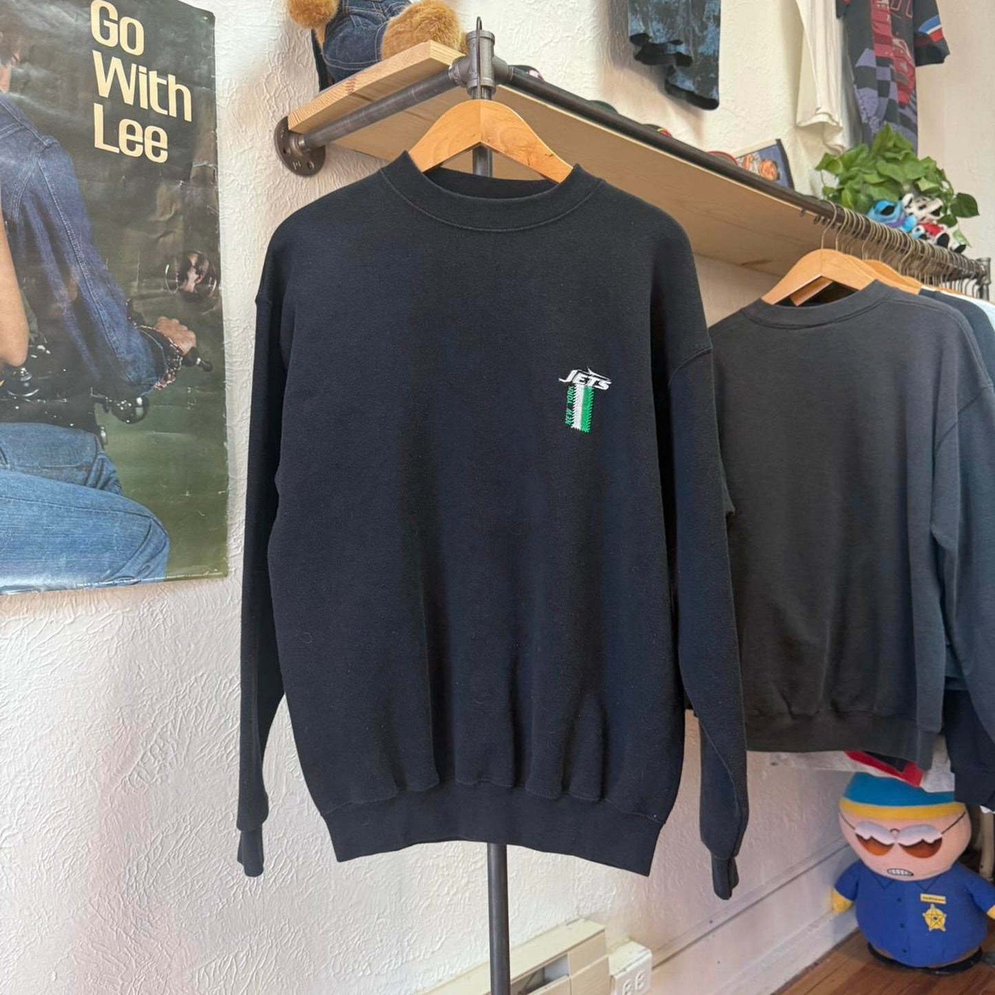 Vintage 90s New York Jets NFL Crewneck - Medium