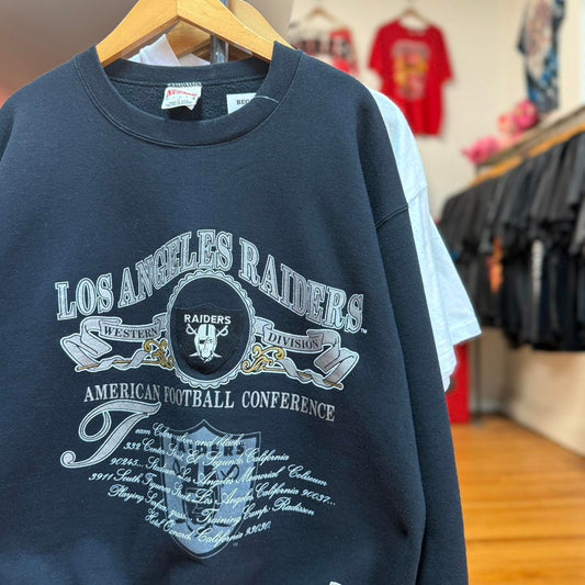 Vintage 90s Los Angeles Raiders NFL Football Crewneck