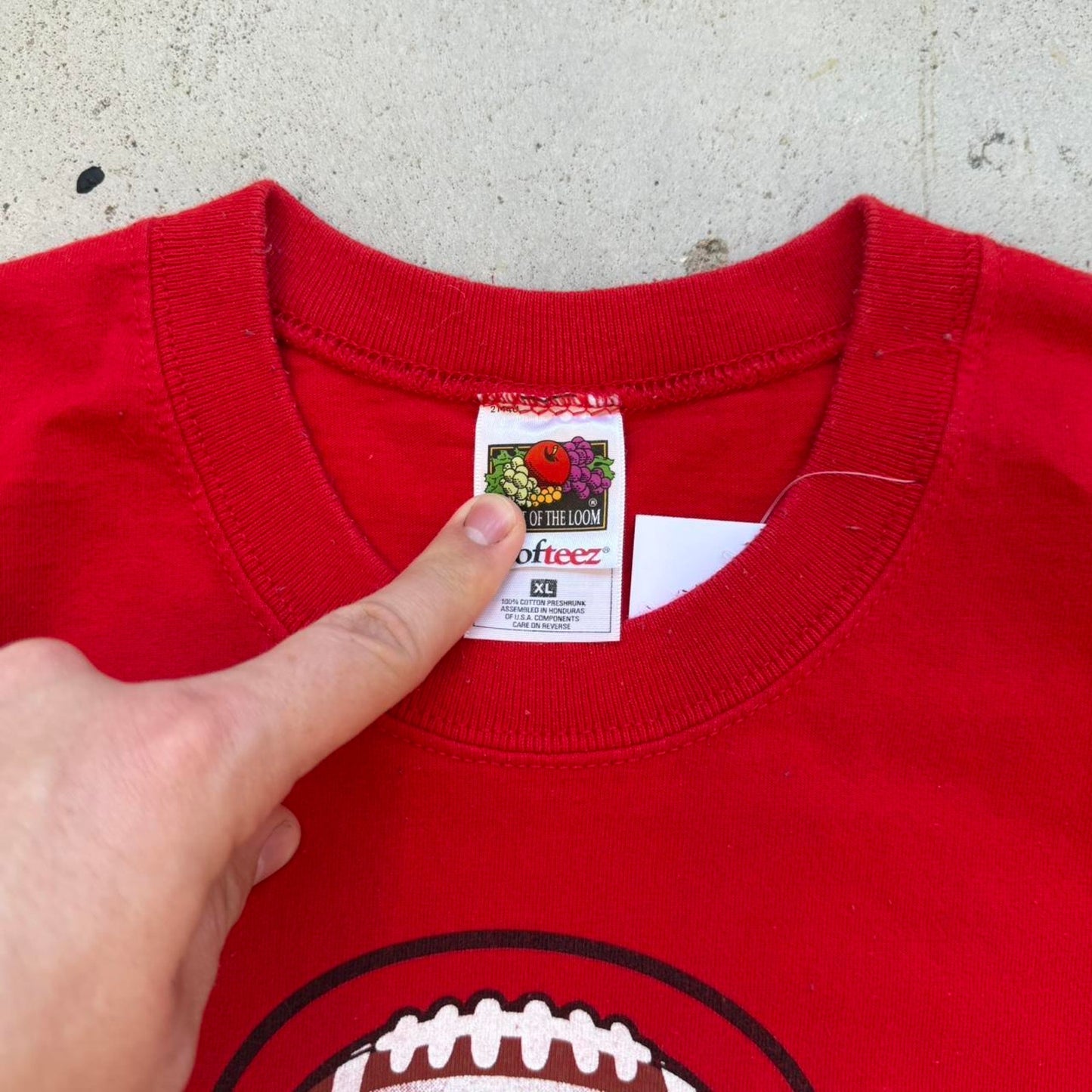 Vintage 2000 Nebraska Huskers Vs Tennessee Vols Tostitos Bowl T-Shirt - X-Large