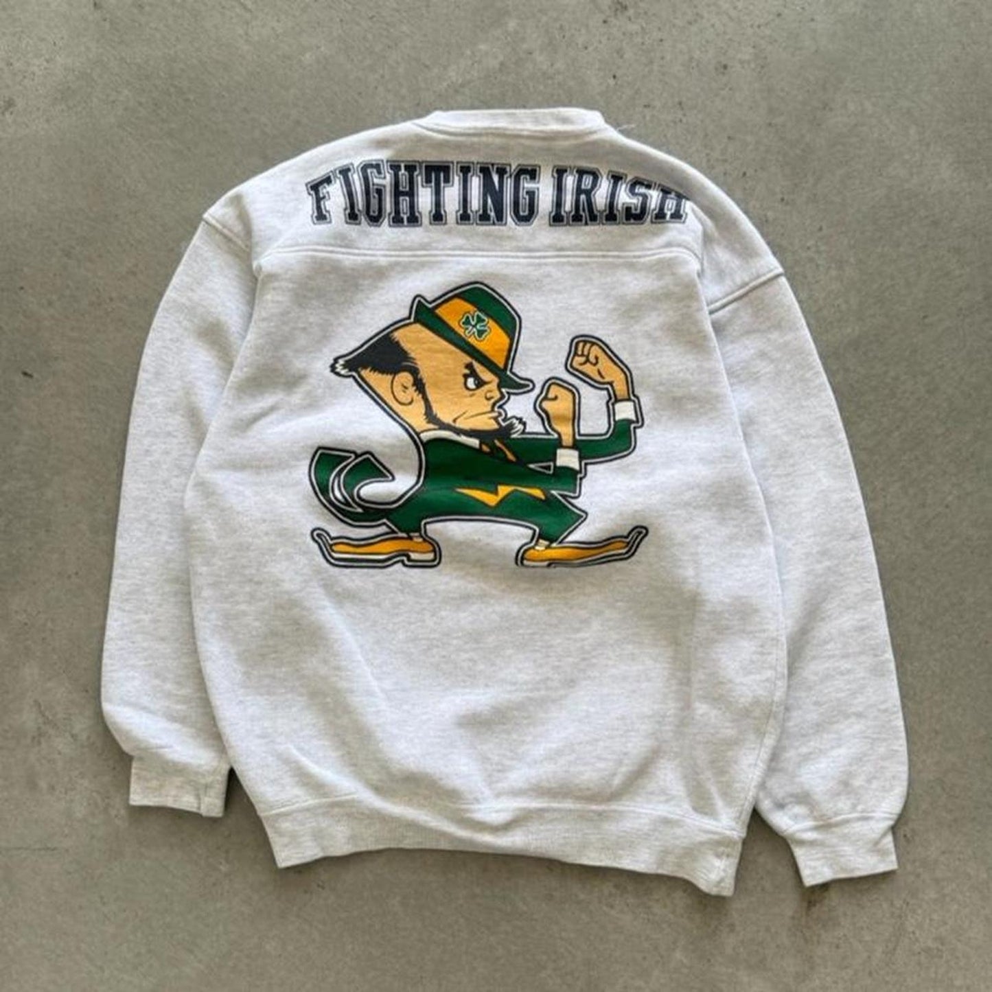 Vintage 90s Notre Dame Fighting Irish Crewneck - Medium