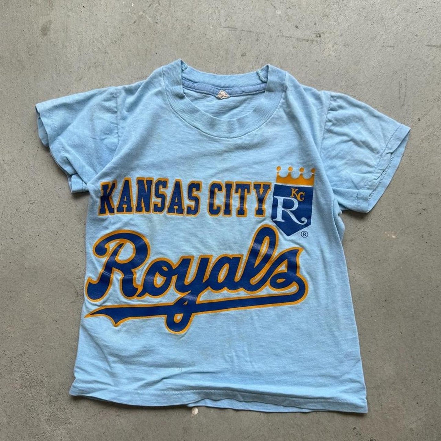 Vintage 80s Kansas City Royals MLB T-Shirt - Kids 6/8