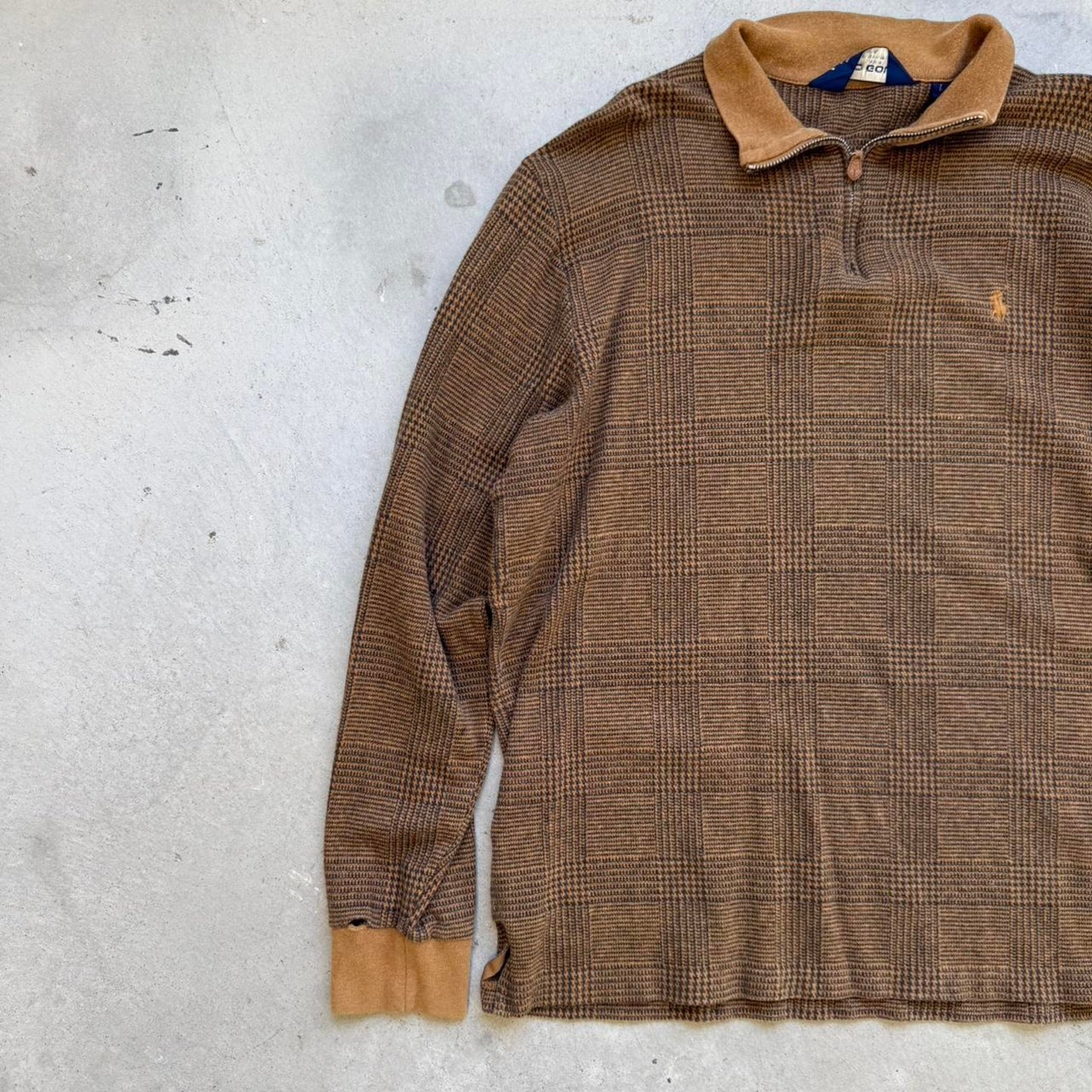 Vintage Polo Ralph Lauren Golf Quarter Zip Crewneck - Large