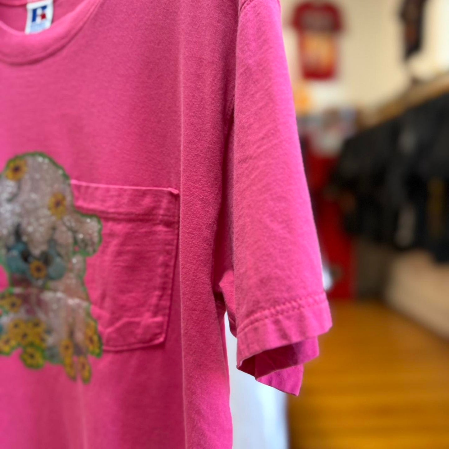 Vintage Baby Lamb Sparkle Pocket T-Shirt