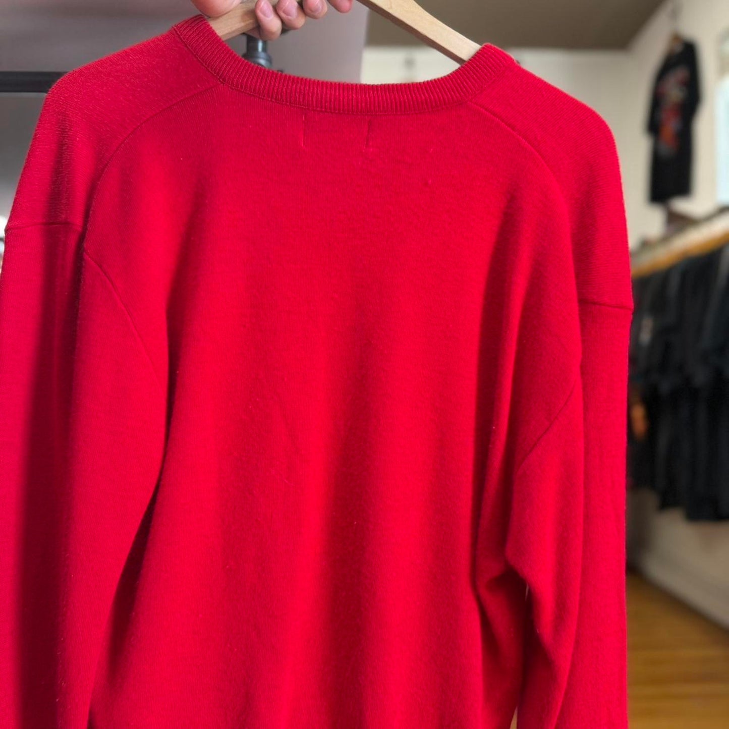 Vintage 90s Nebraska Huskers Herbie V Neck Sweater