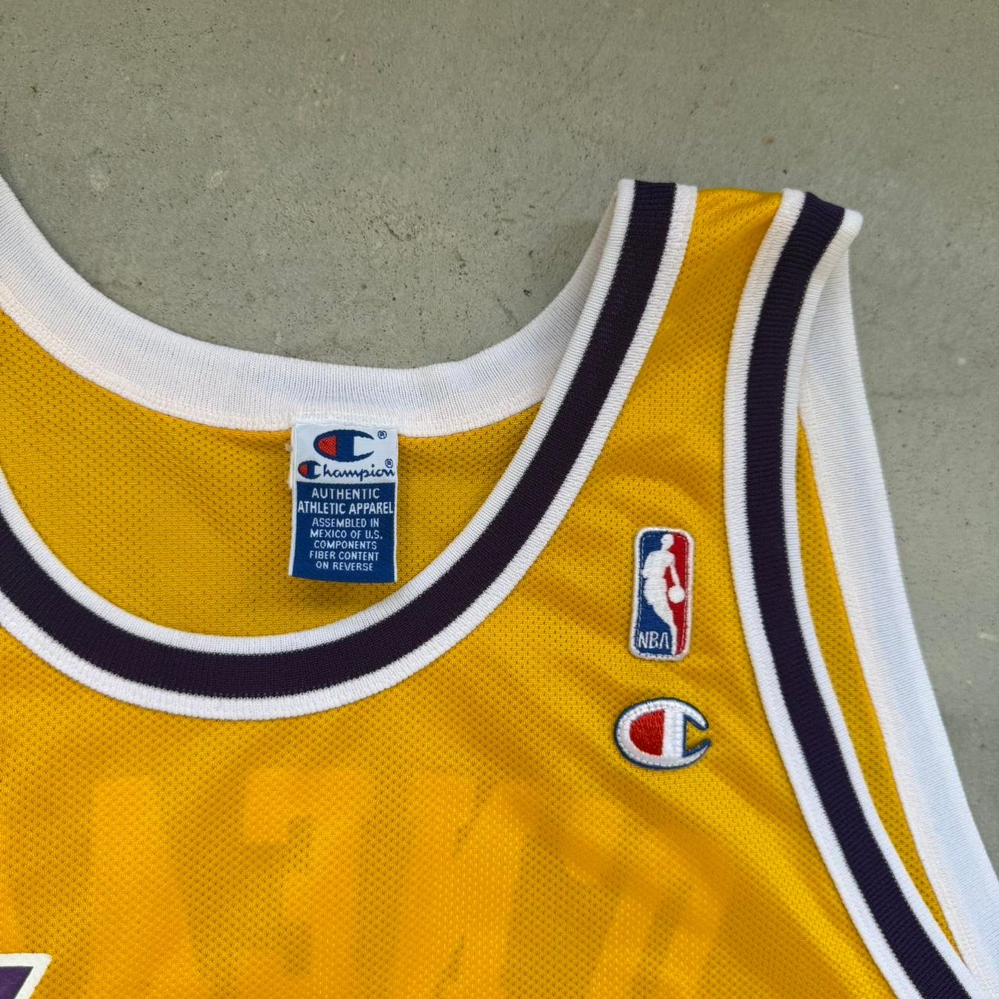 Vintage 90s Shaquielle O’Neil Shaq Lakers Champion Jersey - X-Large