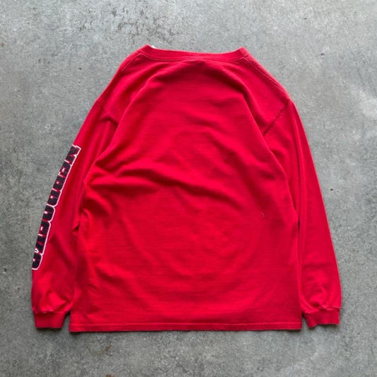 Vintage Nebraska Huskers Long Sleeve T-Shirt - Large