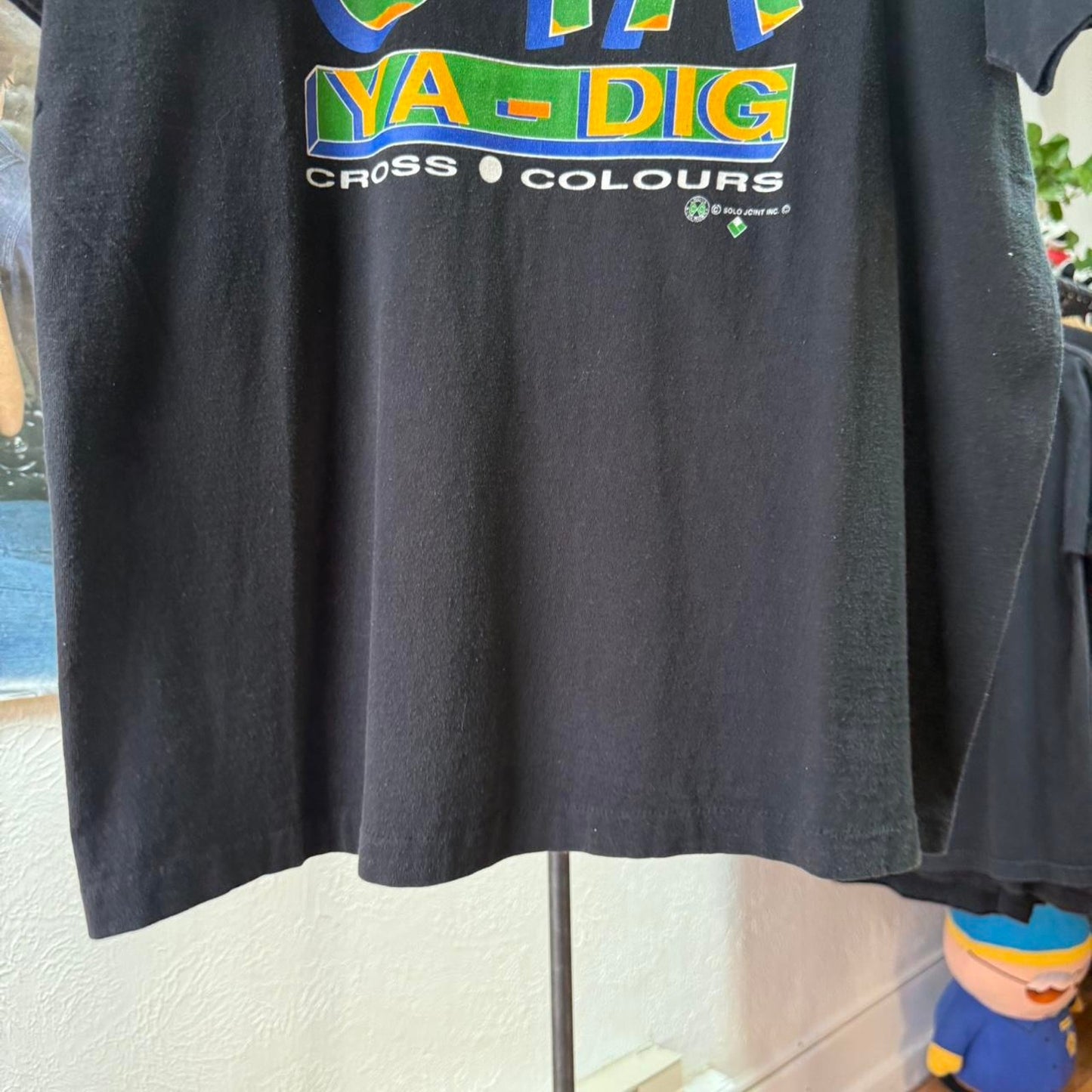 Vintage 90s CYA Criss Cross Rap T-Shirt - OSFA