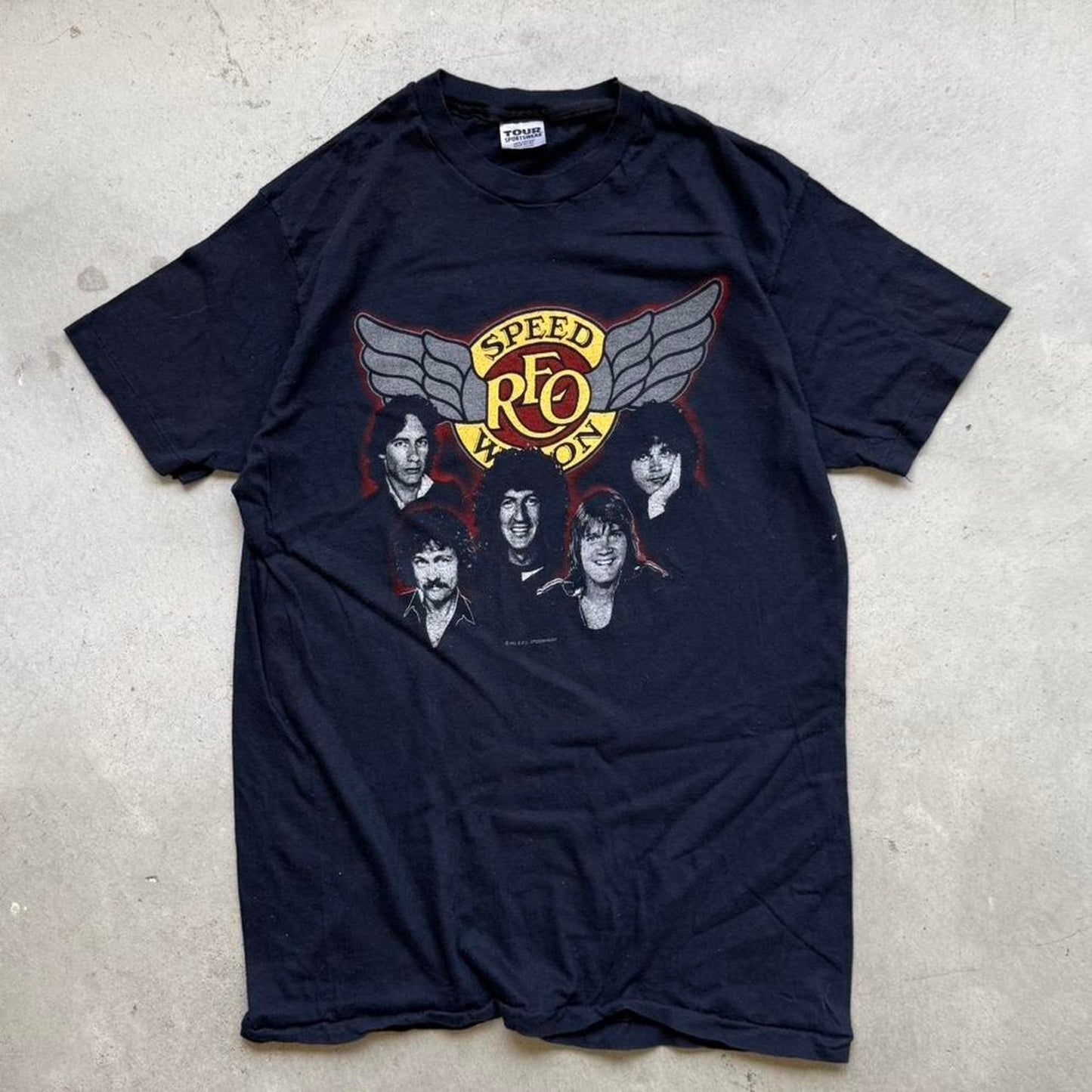 Vintage 1983 REO Speedwagon Band Concert T-Shirt - X-Large