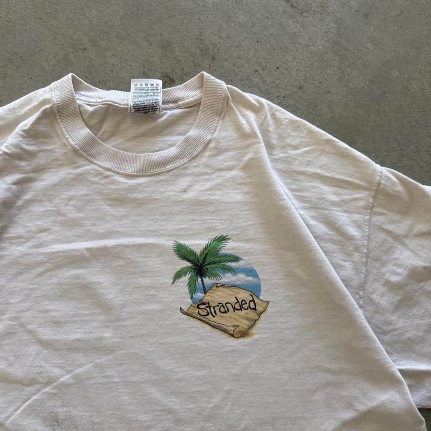 Vintage 90s Budweiser Island Alcohol Beer Promo T-Shirt - X-Large