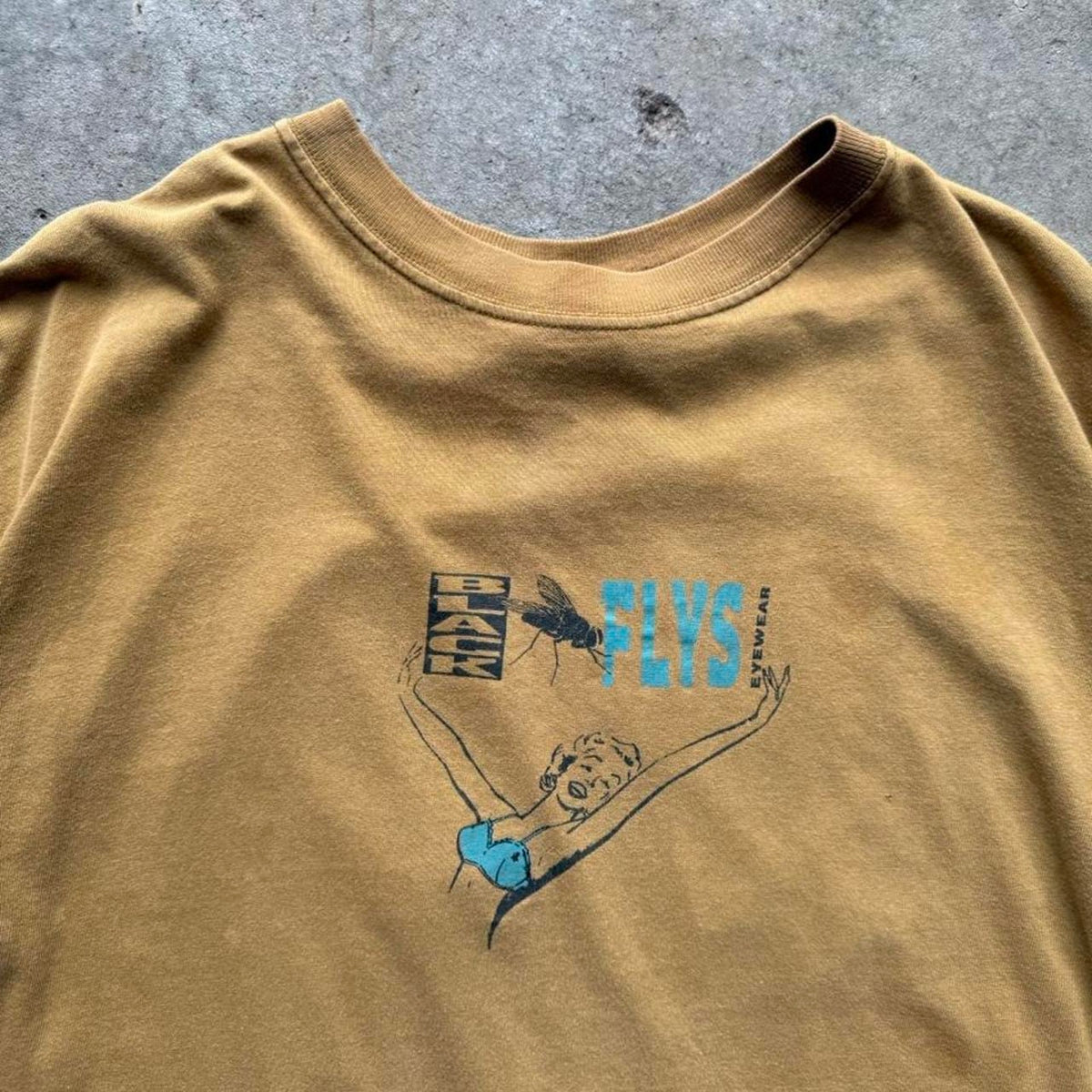 Vintage 90s Black Flys Eyewear I’ll Bone Anyone T-Shirt - X-Large
