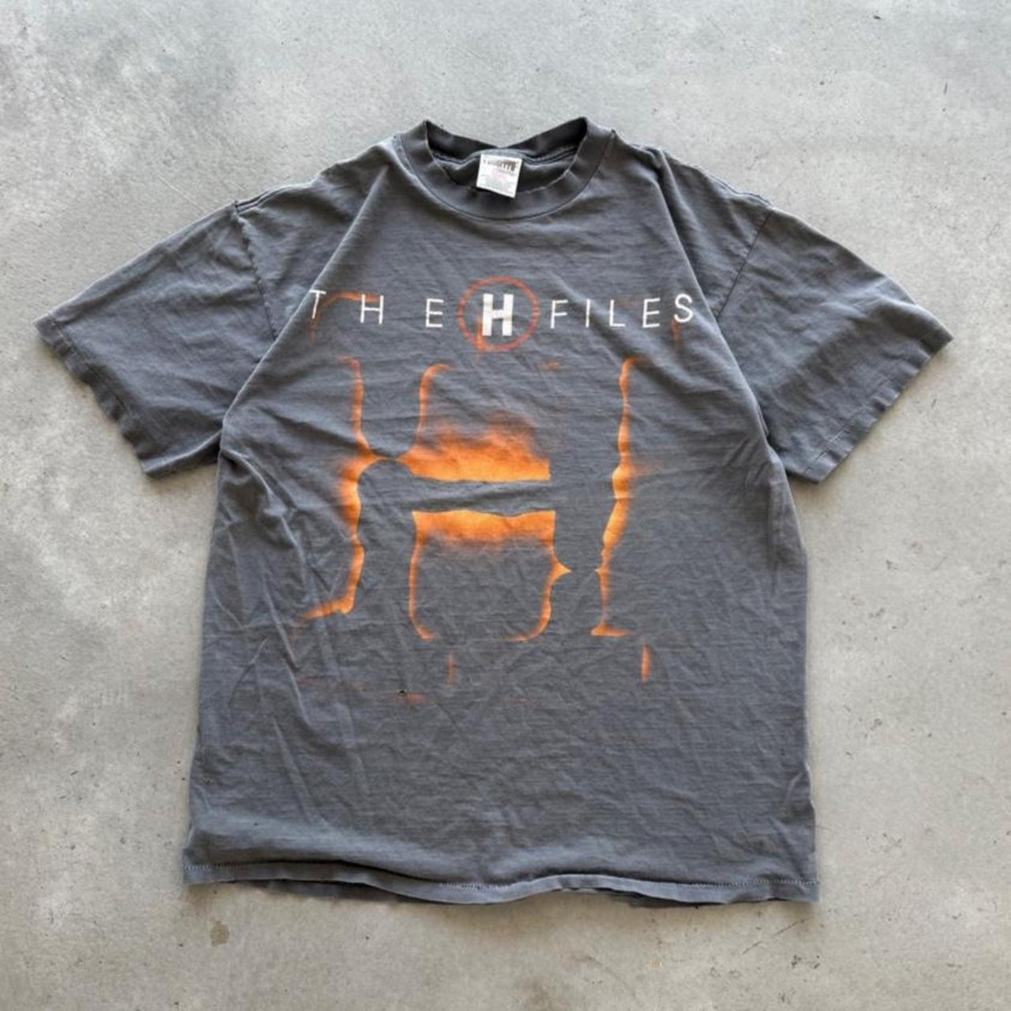 Vintage 90s Faded Black Hooters X Files Parody T-Shirt - X-Large