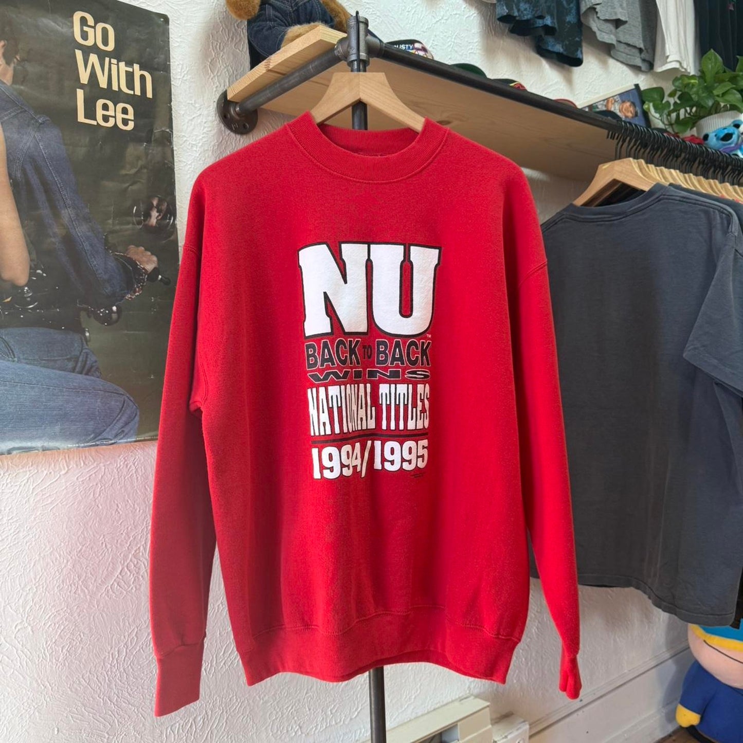 Vintage 90s Nebraska Huskers Back to Back Crewneck - X-Large