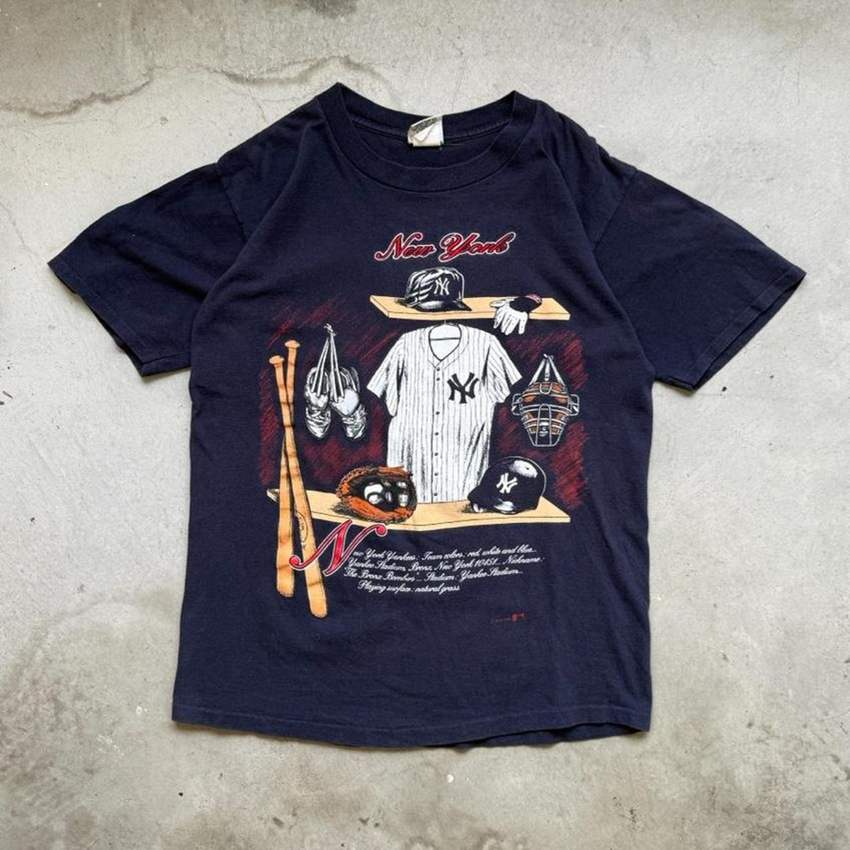 Vintage 90s New York Yankees MLB Baseball T-Shirt - Large
