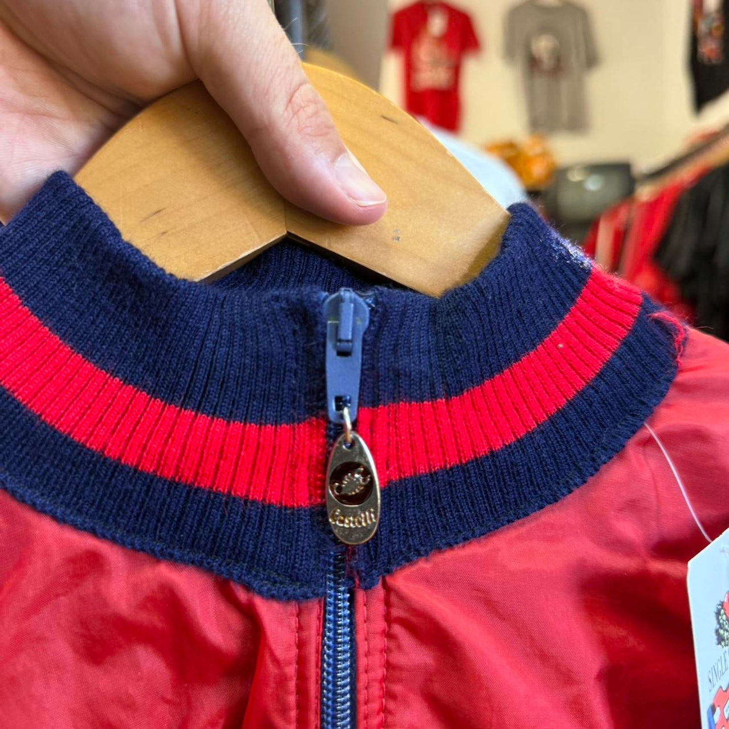 Vintage 80s Designer Italian Zip Up Jacket - Medium