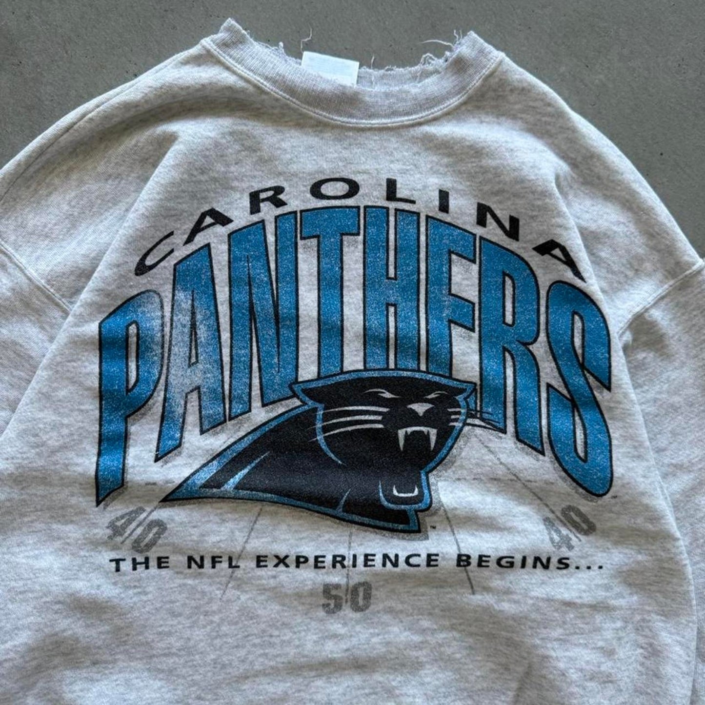 Vintage 90s Carolina Panthers NFL Football Crewneck - X-Large