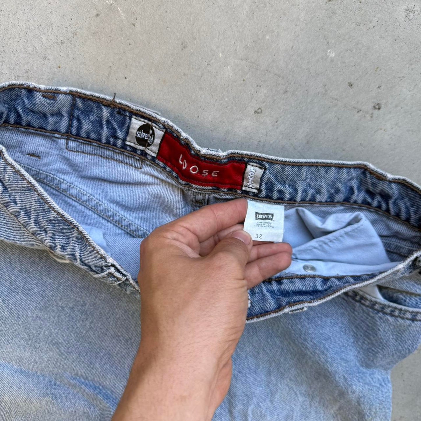 Vintage Levi’s Silvertab Denim Jorts - 32"